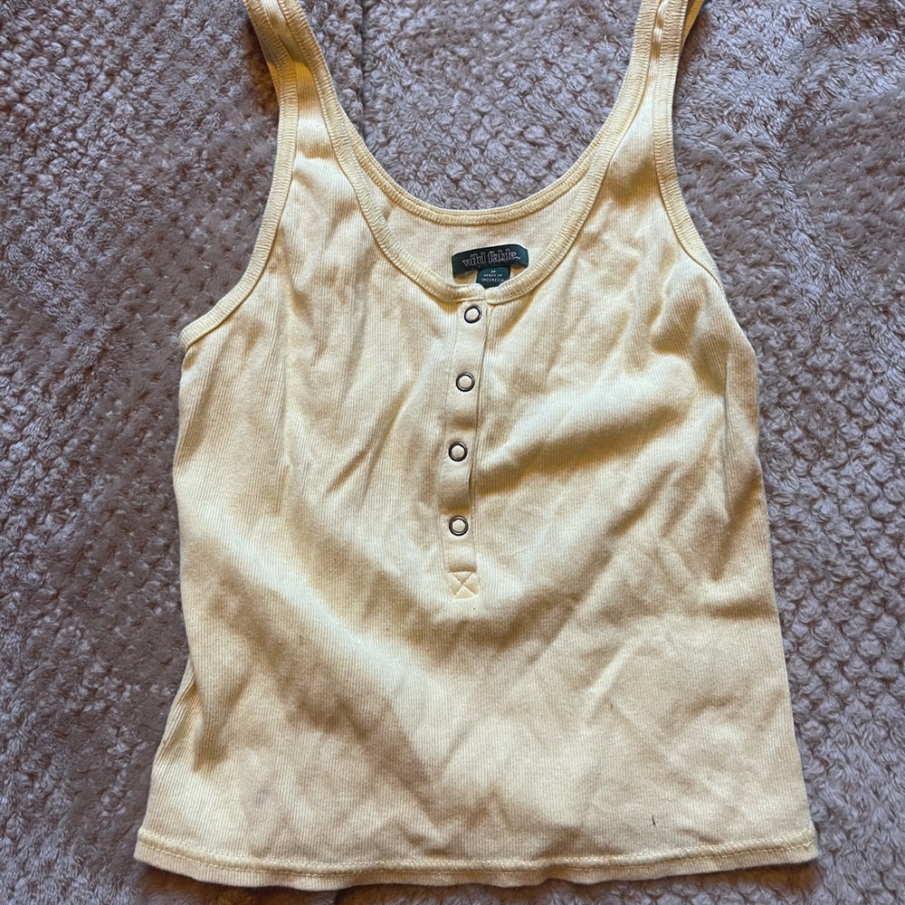 🆕 baby yellow Wild Fable tank top